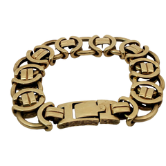 9.5” Pre-owned 9CT Byzantine Bracelet (110.32g)