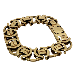 9.5” Pre-owned 9CT Byzantine Bracelet (110.32g)