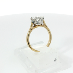 Round Brilliant 8 Claw Solitaire 2CT VS2 F 18CT Yellow Gold Ring Size I