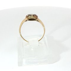 Round Brilliant Daisy Cluster TCW 1.6 SI1 H 18CT Yellow Gold Ring Size I