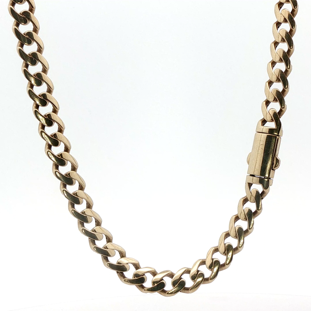 24” Pre-owned 9CT Semi Solid Cuban Necklace (22.08g)