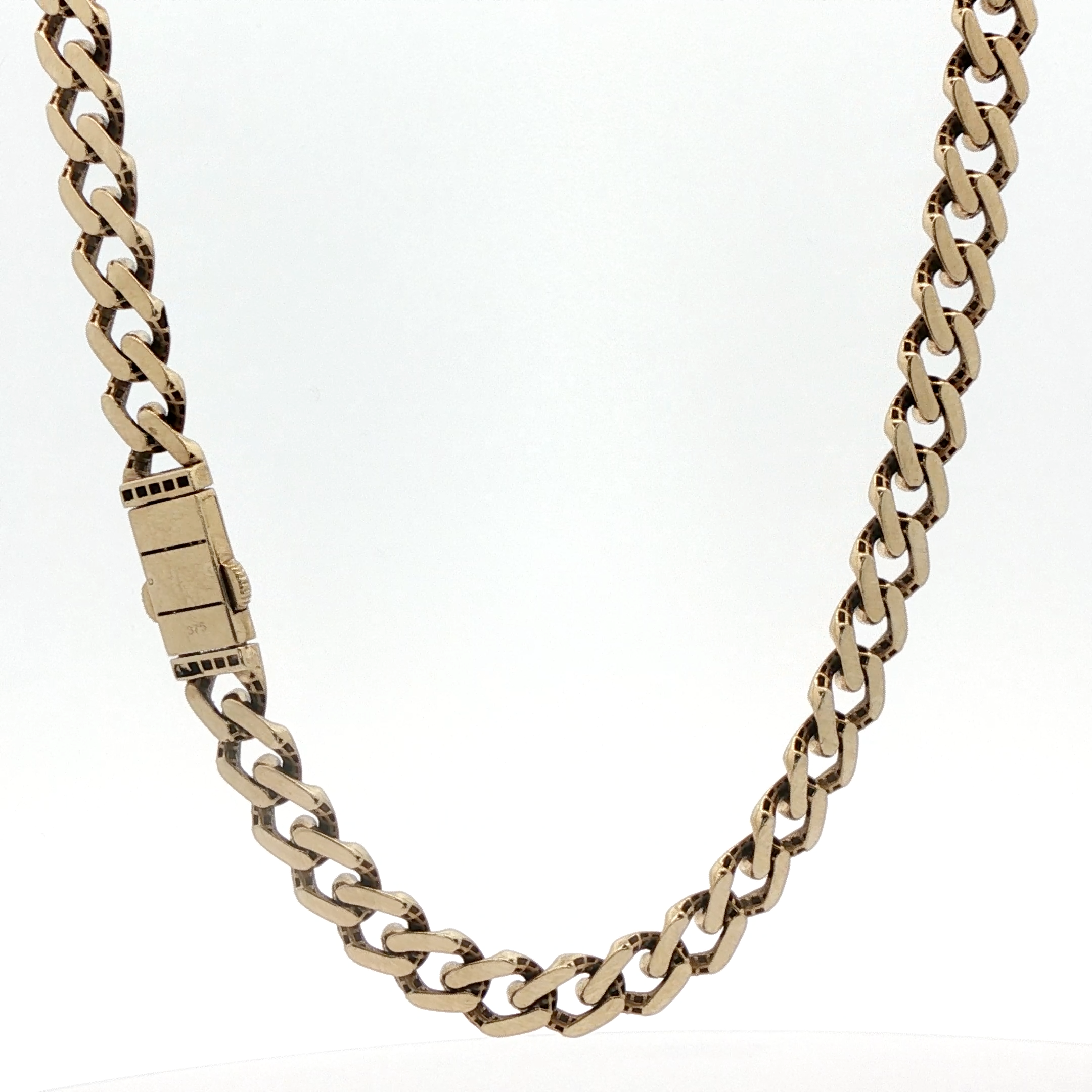 24” Pre-owned 9CT Semi Solid Cuban Necklace (22.08g)