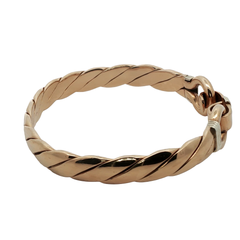 8” Pre-owned 9CT Double Hook & Loop Bangle (53.01g)