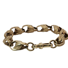 9” Pre-owned 9CT Tulip Bracelet (40.25g)