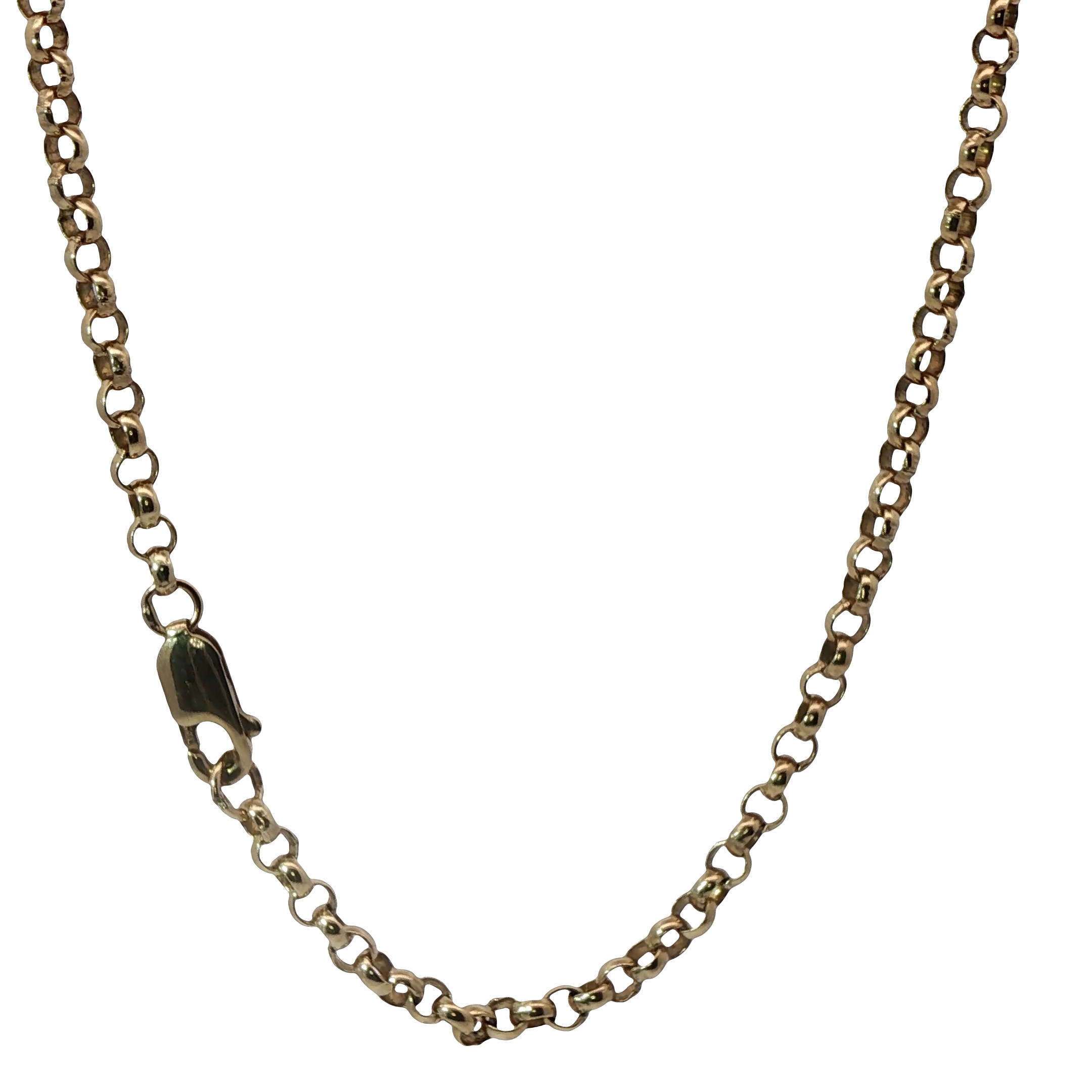 31” Pre-owned 9CT Belcher Chain Necklace (18.47g)