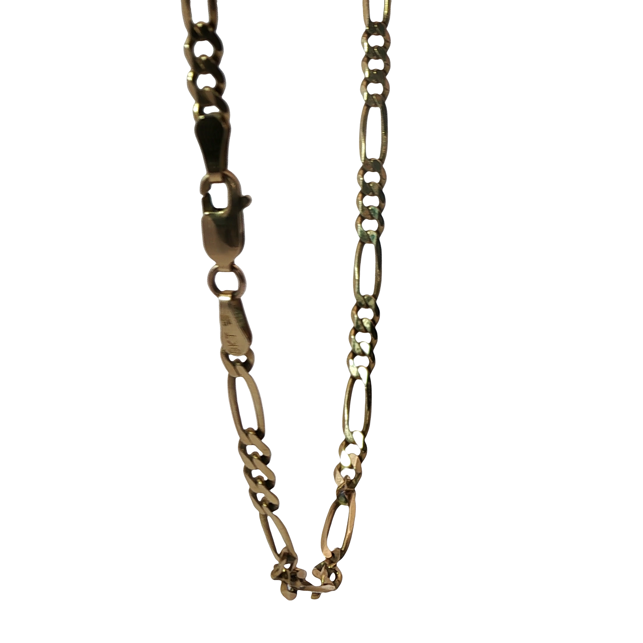20” Pre-owned 9CT Figaro Chain Necklace (9.75g)