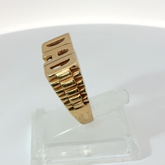 9CT Pre-owned DAD Ring (Size W)