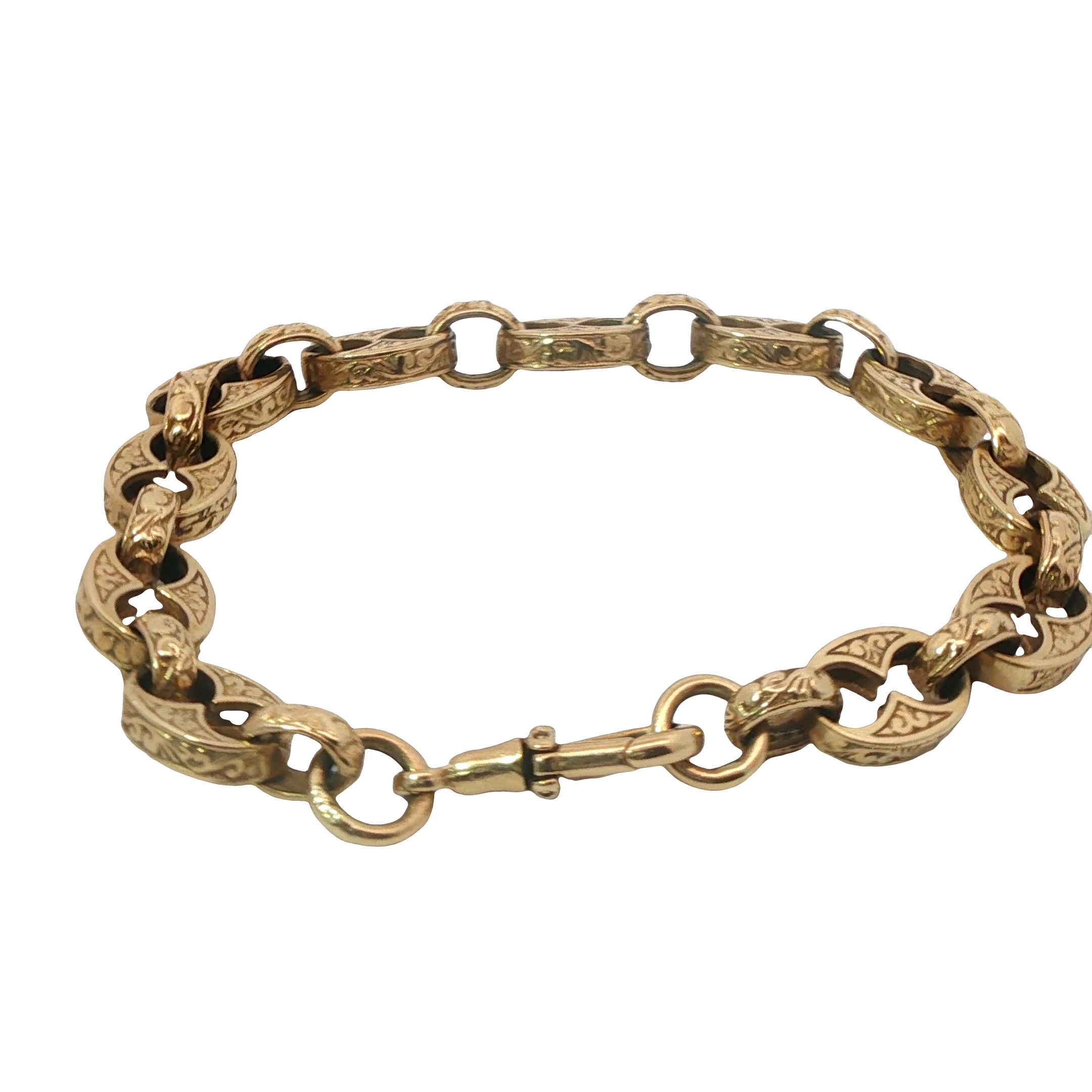 8” Pre-owed 9CT Figure of 8 Belcher Bracelet (22.22g)