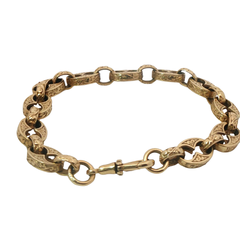 8” Pre-owed 9CT Figure of 8 Belcher Bracelet (22.22g)