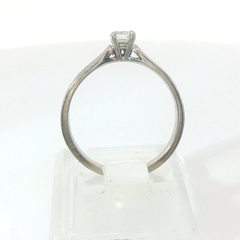 Round Brilliant 0.25CT SI1 - SI2 G-H 18CT White Gold 4 Claw Solitaire Ring Size N