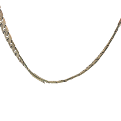 25" Pre-Owned 9CT Flat Curb Style pattern Chain