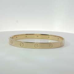 6.5" Pre-Owned 9ct Screw Bangle ( 27.46g)