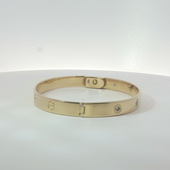 6.5" Pre-Owned 9ct Screw Bangle ( 27.46g)