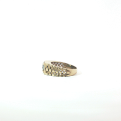 Size P Pre-Owned 9CT CZ Stone Set Ring (4.40g)