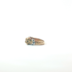 Size L Pre-Owned 9CT Leppard Head Ring (3.89g)