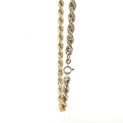 28" Pr-Owned 9ct Rope Chain (32.01g)