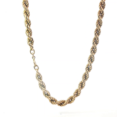 28" Pr-Owned 9ct Rope Chain (32.01g)