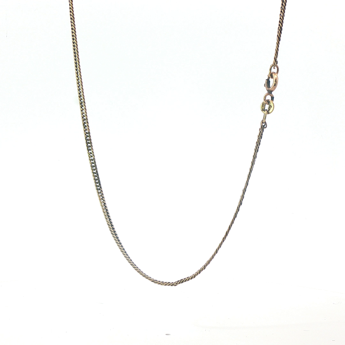 18" Pre-Owned 9CT Flat Curb Chain (4.17g)