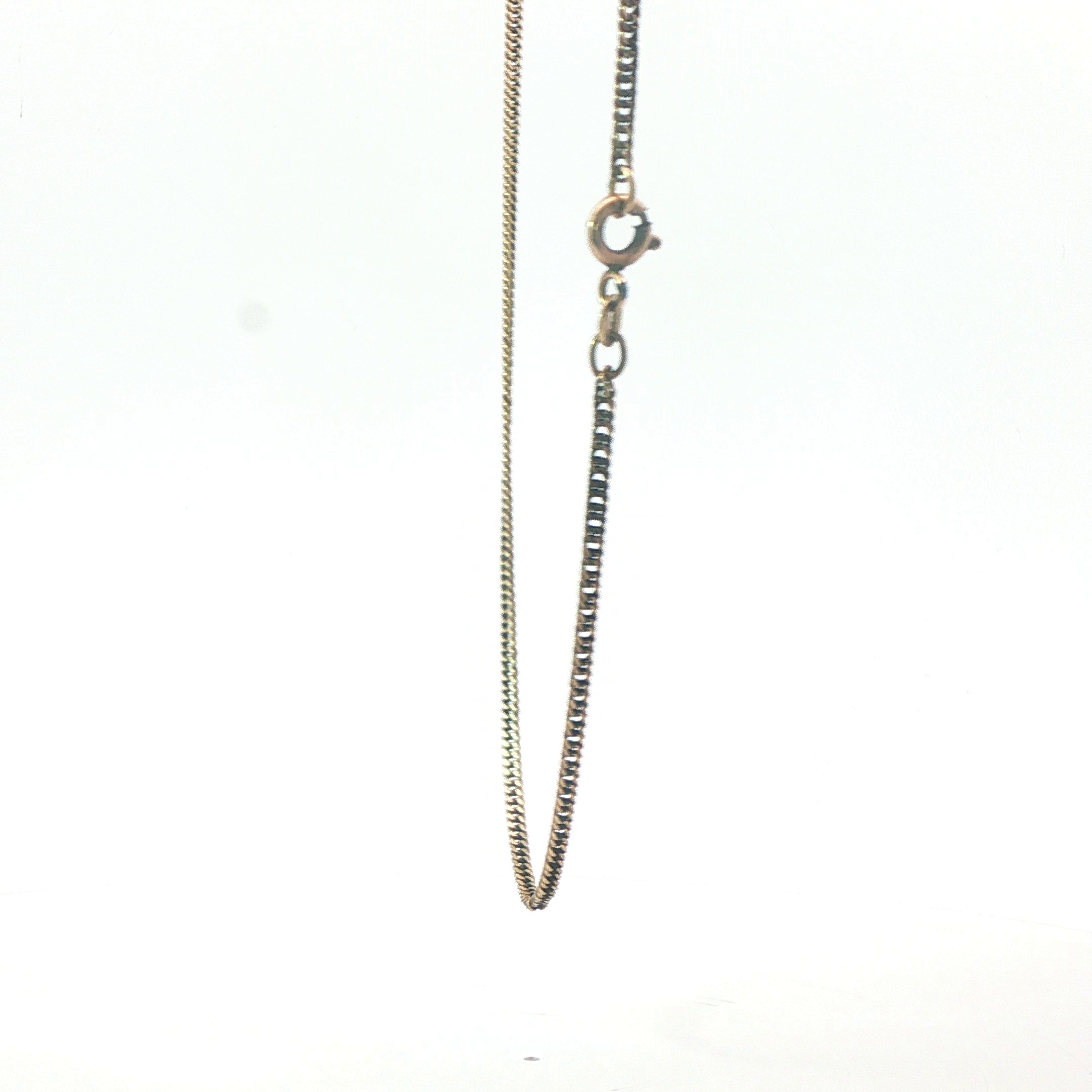 18" Pre-Owned 9CT Flat Curb Chain (4.17g)