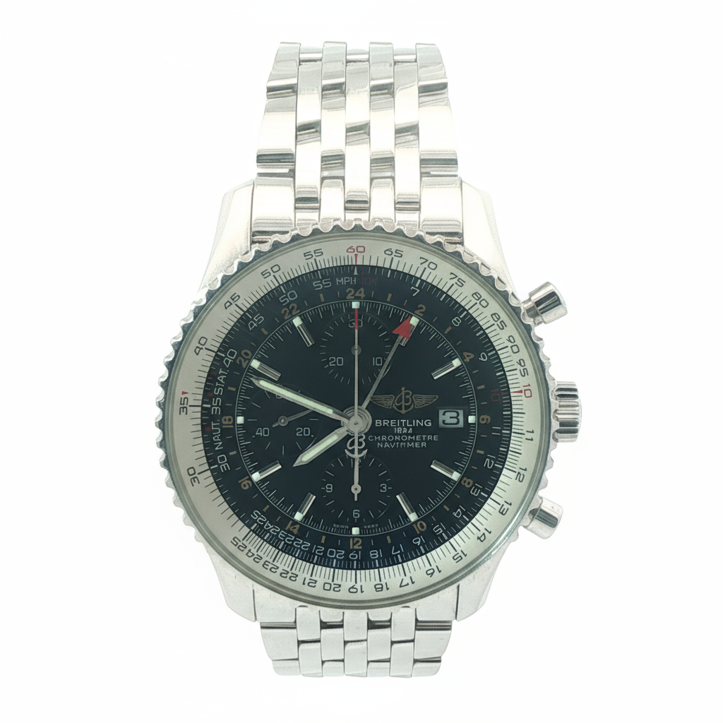 Breitling Navitimer World A24322 — 46 mm — 2018 — Box & Papers