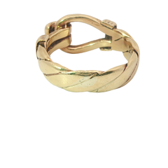 9CT Hook & Loop Ring (Size Z)
