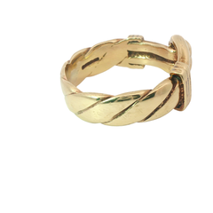 9CT Hook & Loop Ring (Size Z)