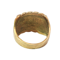 9CT 5 Row Keeper Ring (Size Y)