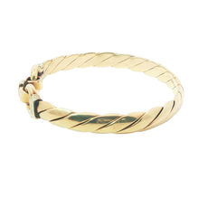7.5"- Pre-Owned-9ct-Double hook Bangle ( 36.82g )