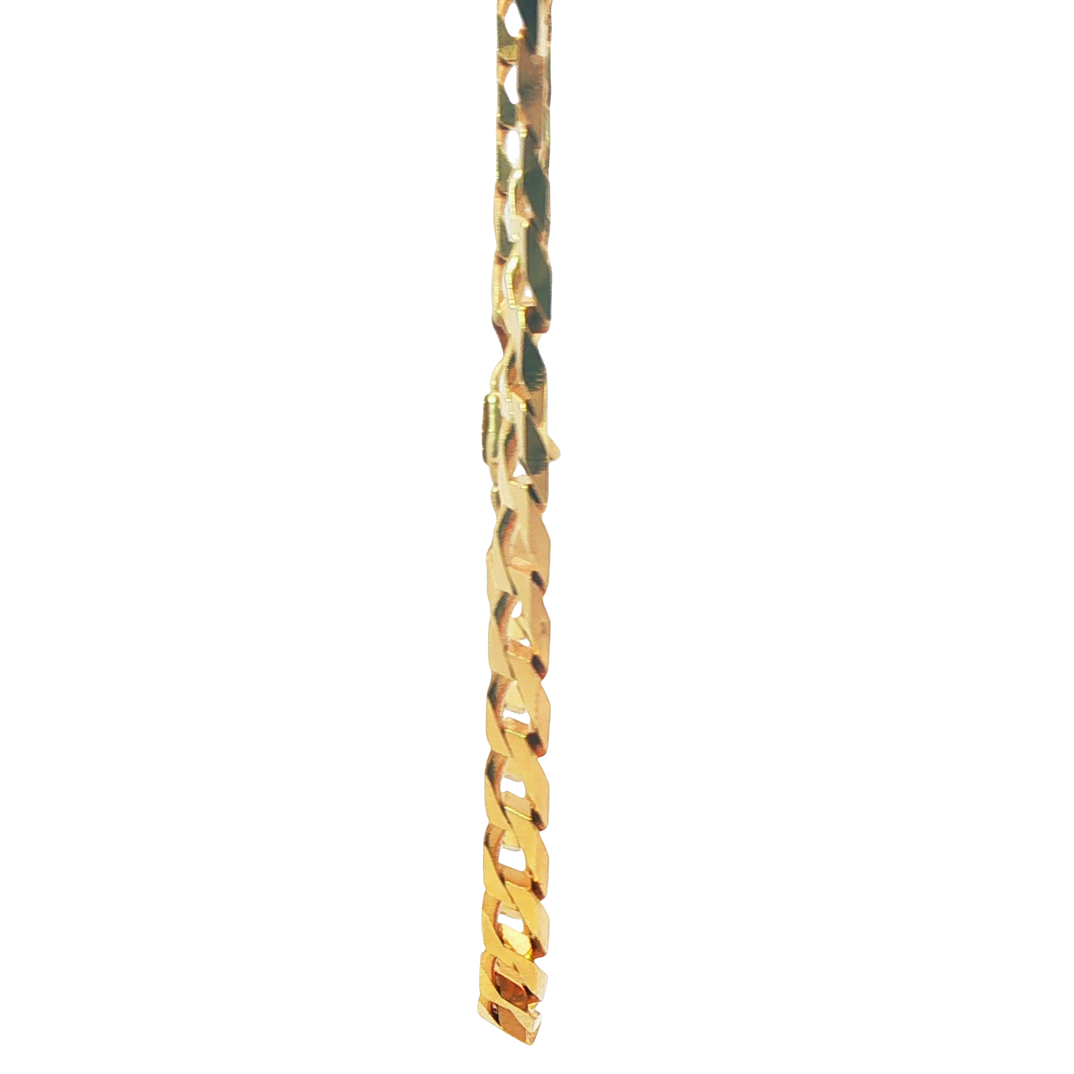 18" - Pre-Owned - 9ct - Flat Curb Chain - ( 22.08g )