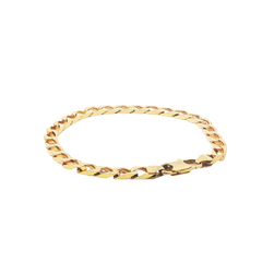 7" - Pre-Owned - 9ct - Flat Curb Bracelet - ( 9.26g )