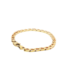 7" - Pre-Owned - 9ct - Flat Curb Bracelet - ( 9.26g )