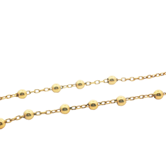 26" Pre-owned 9CT Rosary Bead Chain Necklace (15.7g)