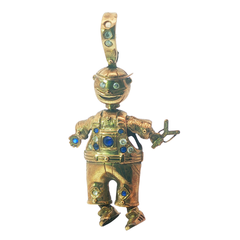 9CT Pre-owned FU2 Slingshot Boy Pendant (23.05g)