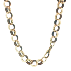 28" Pre-owned 9CT Belcher Chain Necklace (83.73g)