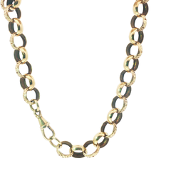 28" Pre-owned 9CT Belcher Chain Necklace (83.73g)