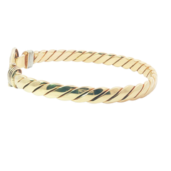 7" Pre-Owned Stone Set Hook & Loop Bangle (27g)