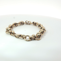 7" - Pre Owned - 9ct - Curl Link Bracelet - ( 25.16g )