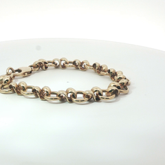 7" - Pre Owned - 9ct - Curl Link Bracelet - ( 25.16g )