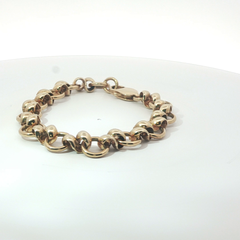 7" - Pre Owned - 9ct - Curl Link Bracelet - ( 25.16g )