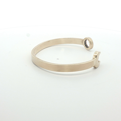 6.5" - Pre Owned - 9ct - Spanner Bangle - ( 14.46g )