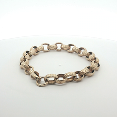 9" - Pre Owned - 9ct - Belcher Patterned Bracelet - ( 20.56g )