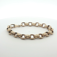 9" - Pre Owned - 9ct - Belcher Patterned Bracelet - ( 20.56g )