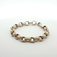 9" - Pre Owned - 9ct - Belcher Patterned Bracelet - ( 20.56g )