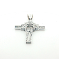 4" long - Pre Owned - 9ct - Cross Pendent - ( 27.41g )