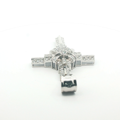 4" long - Pre Owned - 9ct - Cross Pendent - ( 27.41g )