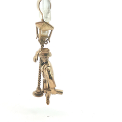 2.45'' - Pre Owned - 9ct - Drunken Man And post Pendant - (12.07g)