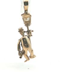 2.45'' - Pre Owned - 9ct - Drunken Man And post Pendant - (12.07g)