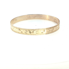 7.75'' - Pre Owned - 9ct - Slave Bangle - (11.46g)