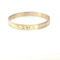 7.75'' - Pre Owned - 9ct - Slave Bangle - (11.46g)