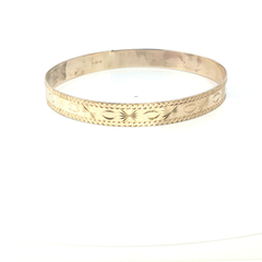 7.75'' - Pre Owned - 9ct - Slave Bangle - (11.46g)